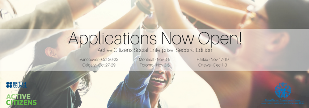 Second Edition of Active Citizens Social Enterprise British Council Canada United Nations Association